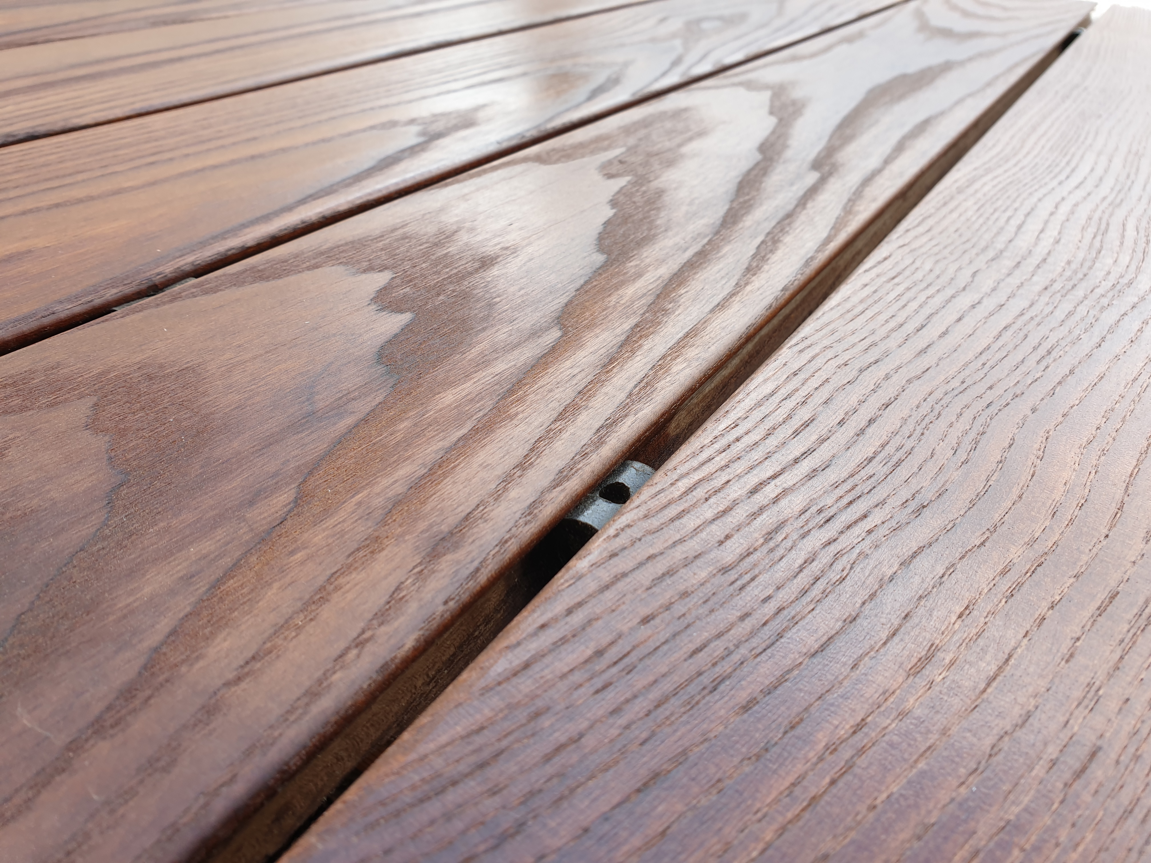 Terrassendiele Thermoesche select 21x125x1800mm mit Seno-Fräsung